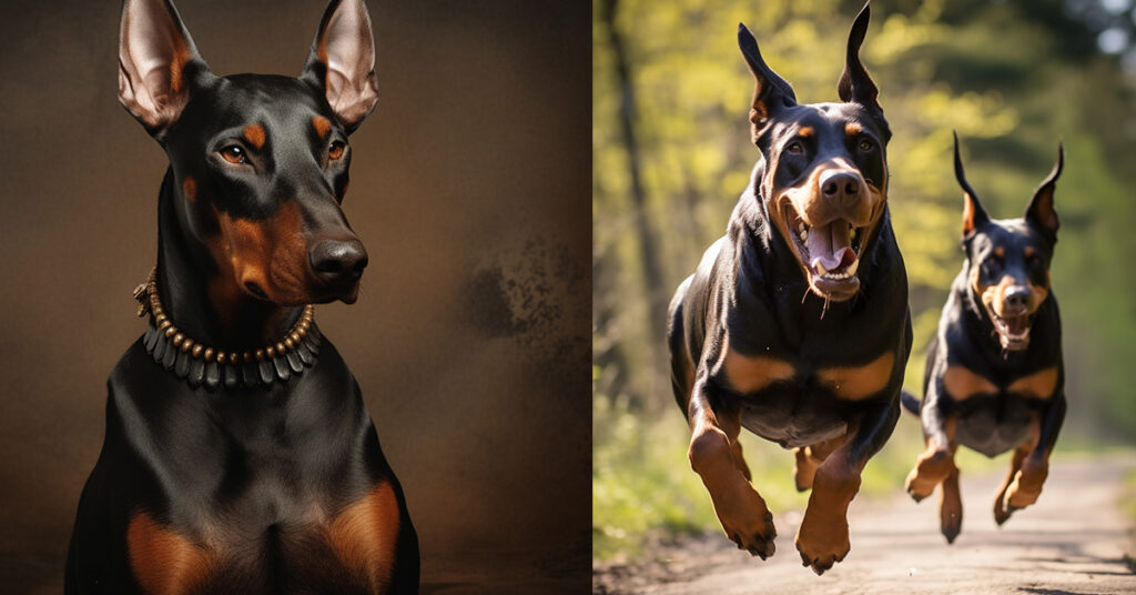 how much does a doberman weigh 2