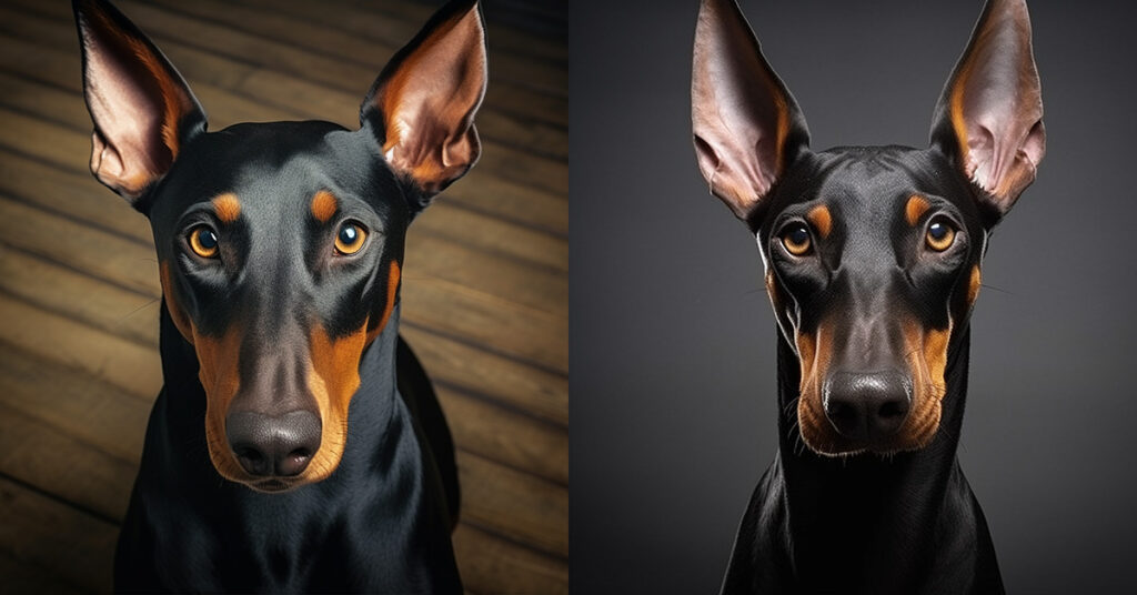 what is a zipper nose doberman2